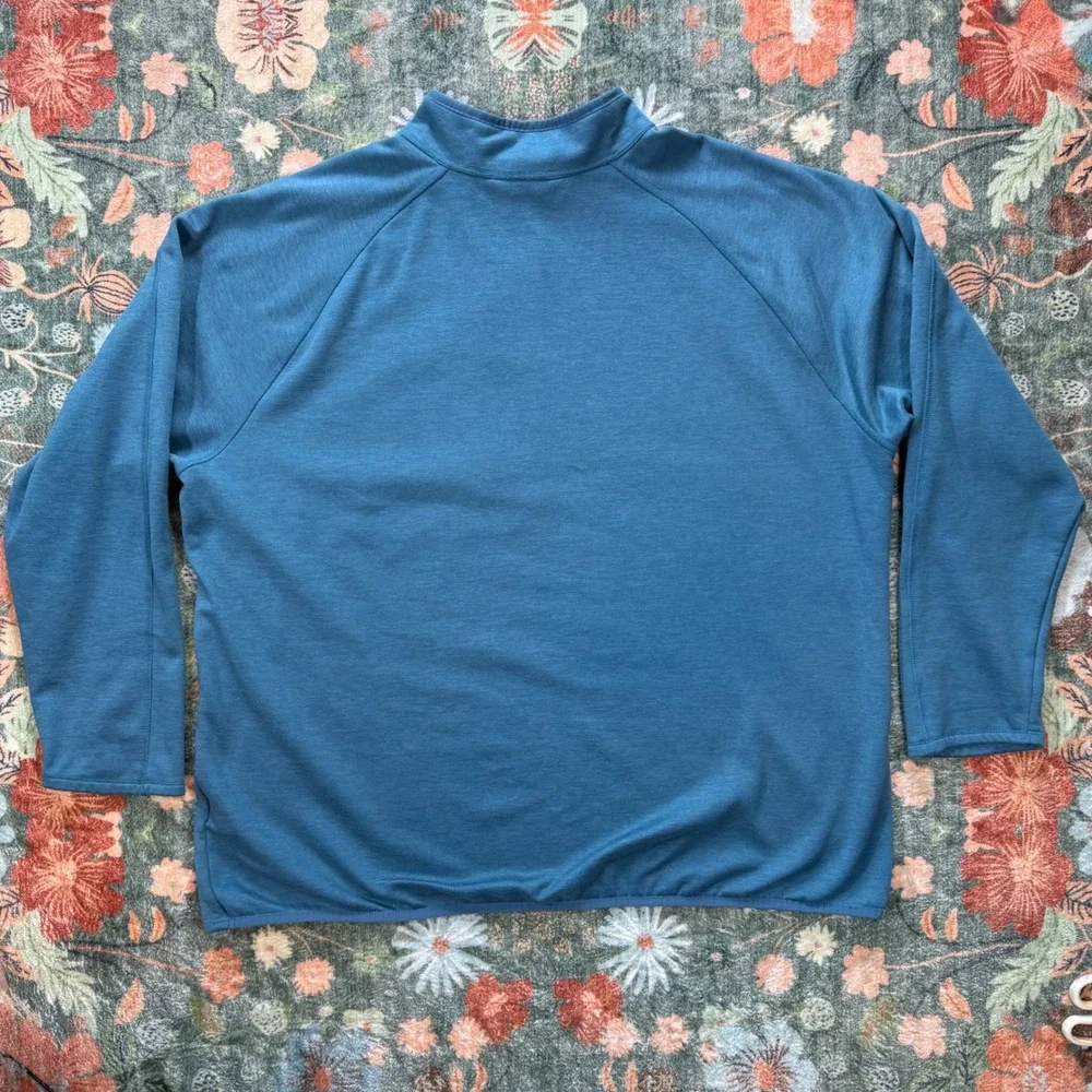 The North Face Mens Canyonlands 1/2 Zip Pullover Blue Fleece XXXL‎